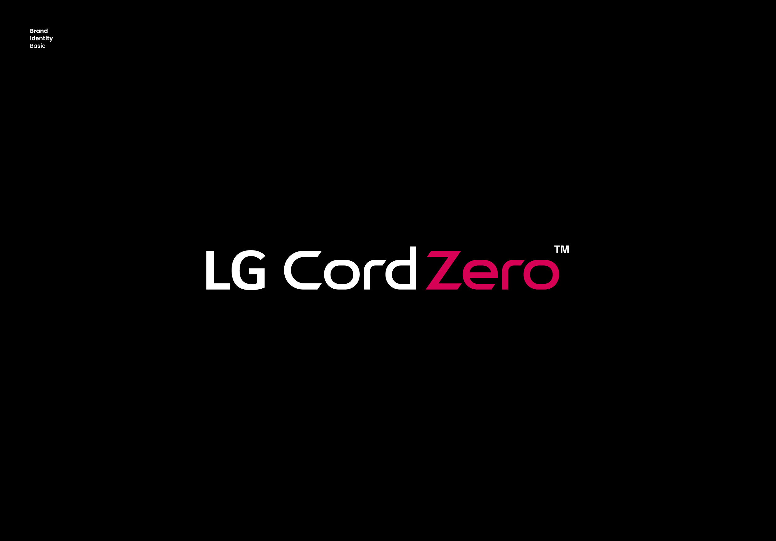 제품 브랜드 아이덴티티 | LG CordZero - Basic Design