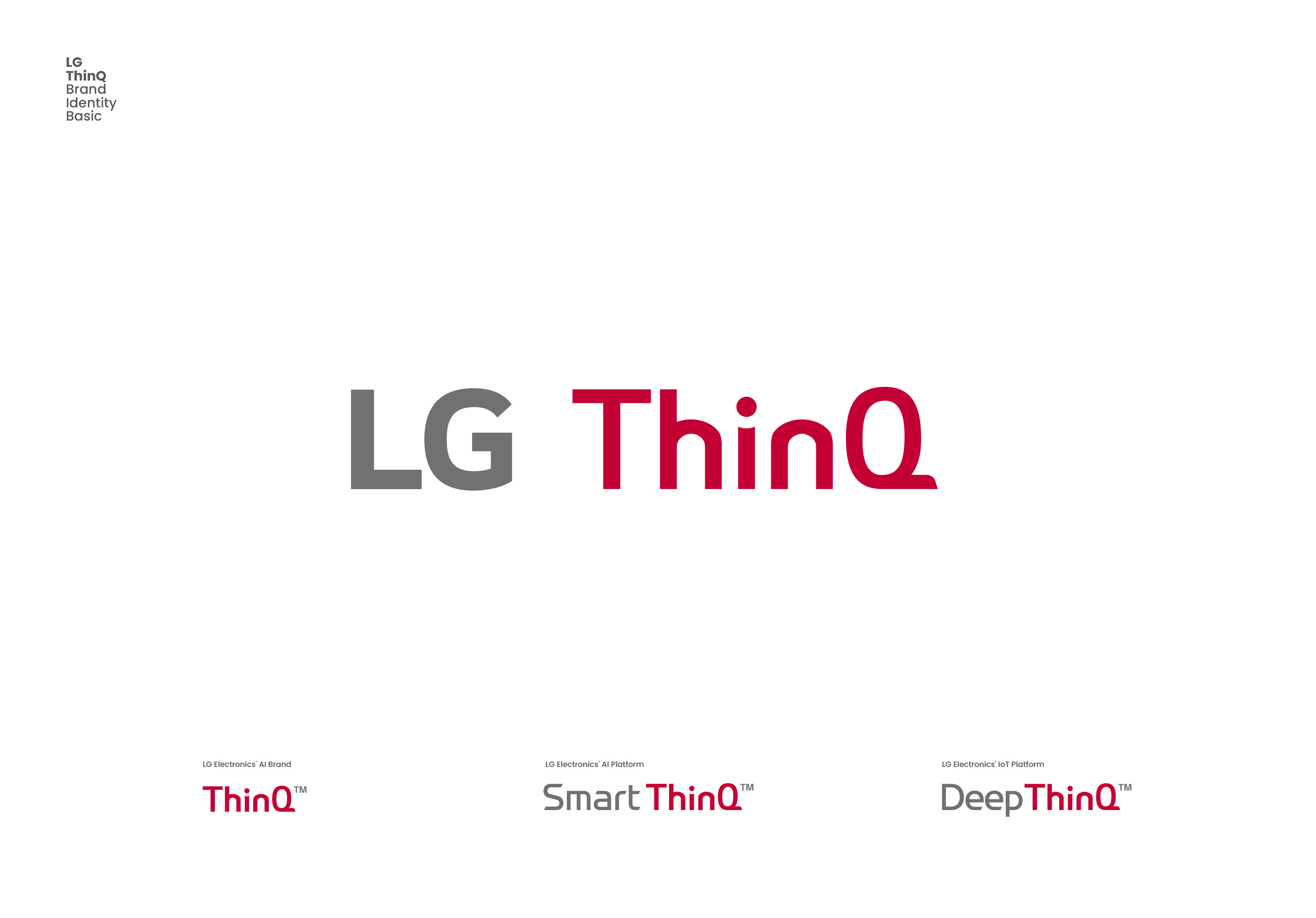 Brand Design For IoT | LG ThinQ Brand Identity Design
